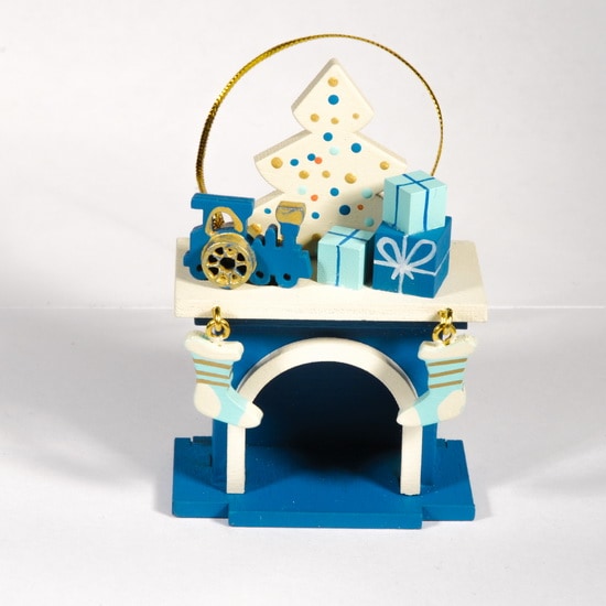 Игрушка Новогодняя IDH Center wood-souvenirs Камин 650-3 P Tree 1800₽